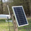 How does a wireless security camera get power?