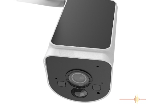 What is the maximum distance for wireless security cameras?